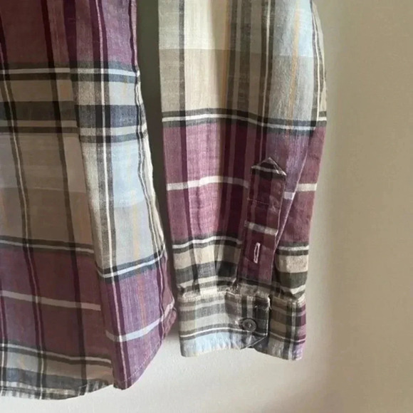 Pendleton Purple Plaid Button Down Shirt - Picture 9 of 12
